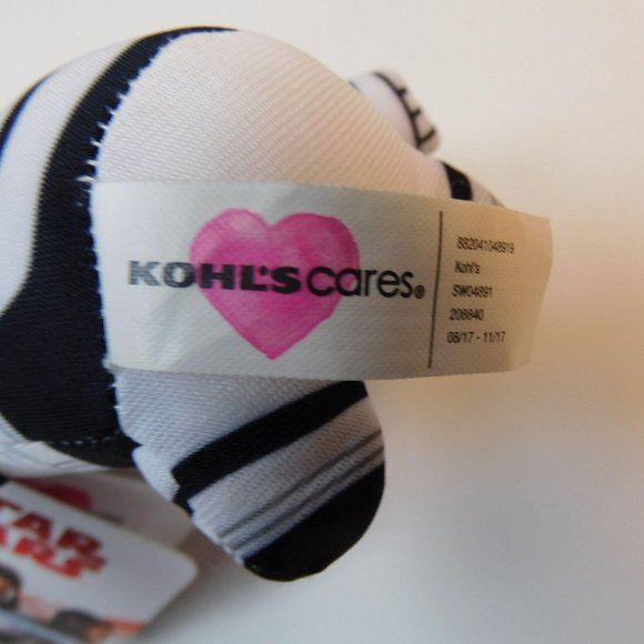 Kohls Cares Disney Star Wars Stormtrooper 8" Plush Stuffed Animal Has Tag - Picture 7 of 7